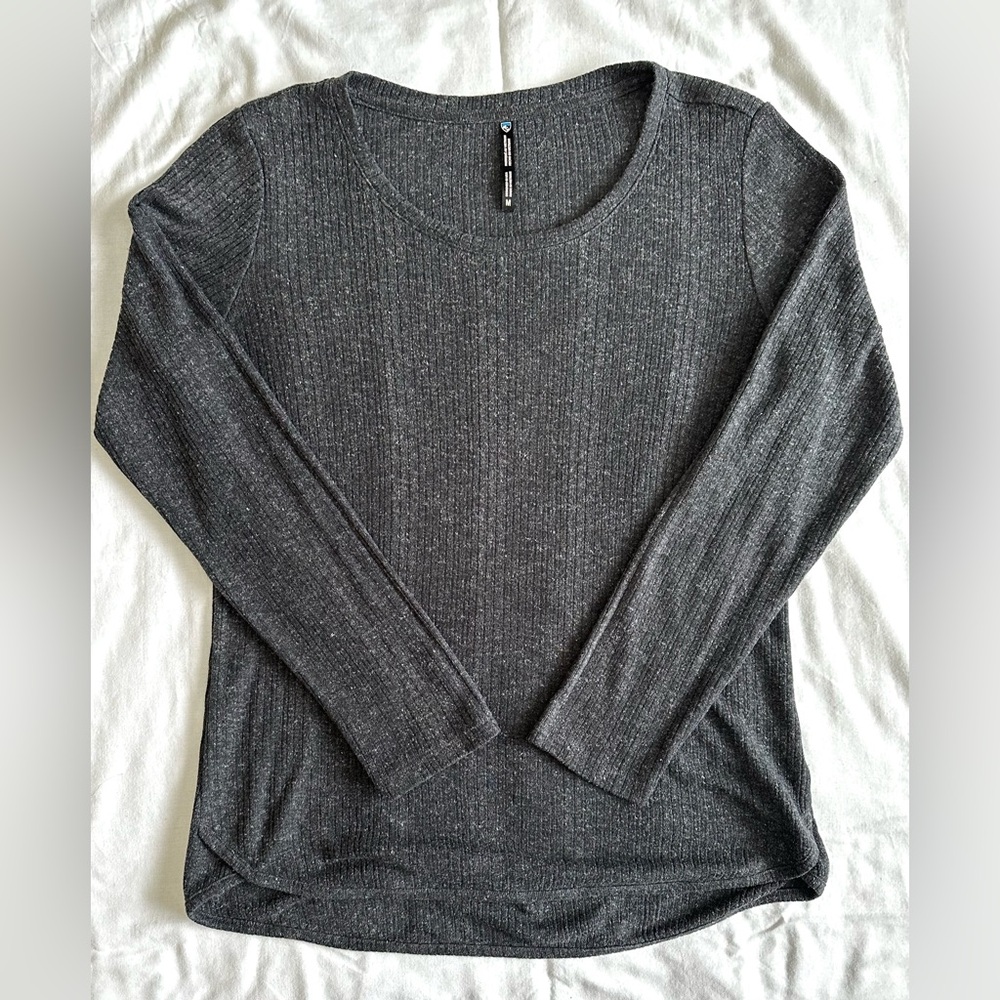 Kuhl Emery Long Sleeve Kalamata Linen Blend Top